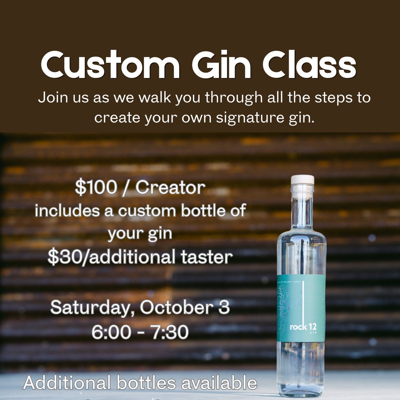 Custom Gin Class